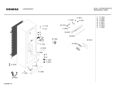 Схема №2 KS39V20GR с изображением Дверь морозильной камеры для холодильника Siemens 00235884