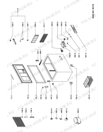 Схема №1 CO 3265 с изображением Рукоятка для холодильника Whirlpool 481945919405