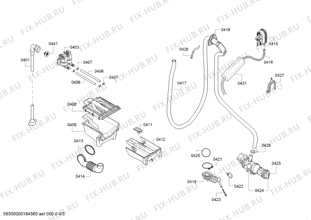 Схема №3 WM12P260HK Siemens iQ500 с изображением Ручка для стиралки Siemens 00751770