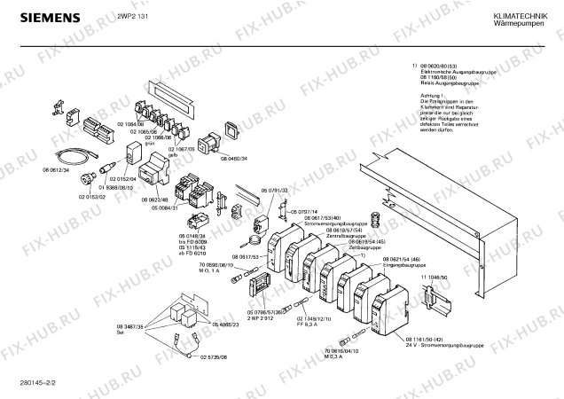 Взрыв-схема стиральной машины Siemens Ag 2WP2131 - Схема узла 02