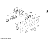 Схема №5 SE23E222EU с изображением Передняя панель для посудомойки Siemens 00662240