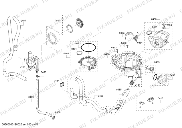 Схема №5 63012613611 Kenmore с изображением Панель управления для посудомойки Bosch 00775269