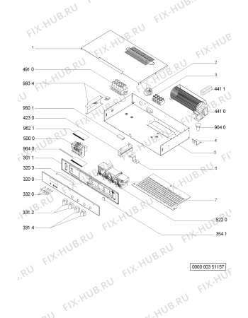 Схема №1 SLE 3460/1BR с изображением Панель для духового шкафа Whirlpool 481940479528