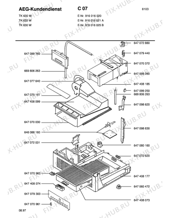 Взрыв-схема стиральной машины Blomberg TK 632-W DK 440055 - Схема узла Section3