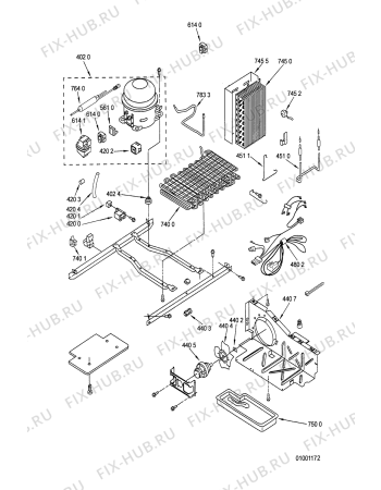 Схема №9 ARG 488/G/BLACK с изображением Дверь для холодильника Whirlpool 481245078016