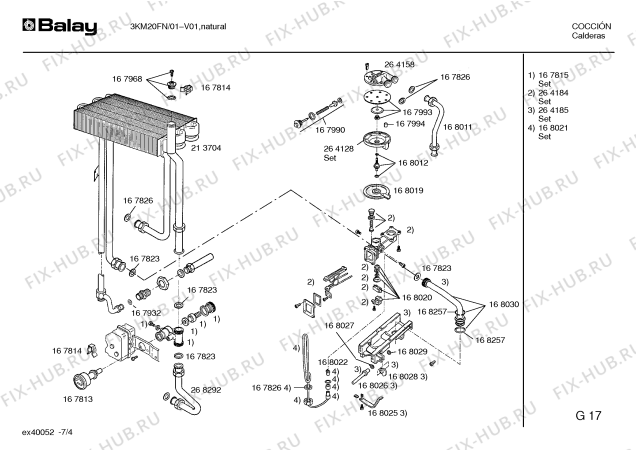 Схема №6 3KM20FP с изображением Переключатель для бойлера Bosch 00169699