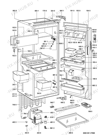 Схема №1 KVIL 1369 с изображением Обрамление полки для холодильной камеры Whirlpool 481241879885