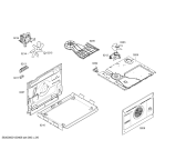 Схема №5 HBN531W0 с изображением Фронтальное стекло для духового шкафа Bosch 00247799