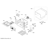 Схема №5 B6754S0 с изображением Панель управления для плиты (духовки) Bosch 00446009
