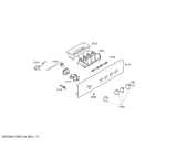 Схема №3 HE3BY65 с изображением Стеклянная полка для плиты (духовки) Bosch 00661828