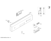 Схема №5 1KDW64006 с изображением Панель управления для посудомойки Bosch 00743190