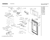 Схема №2 KS36U645 с изображением Дверь для холодильника Siemens 00241816