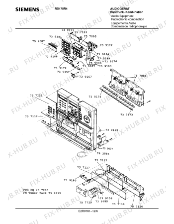 Схема №12 RS175R4 с изображением Транзистор для аудиоаппаратуры Siemens 00739125