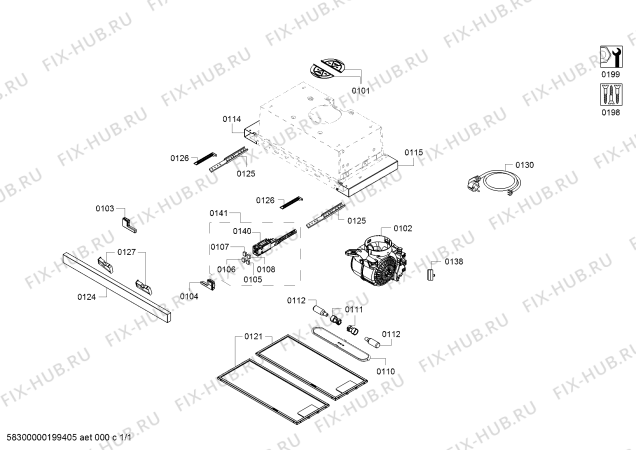 Схема №1 3BT730BP Balay с изображением Мотор для электровытяжки Bosch 11015212