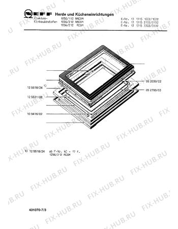Схема №4 1312041801 1076/211RCSM с изображением Лампа для электропечи Bosch 00024483