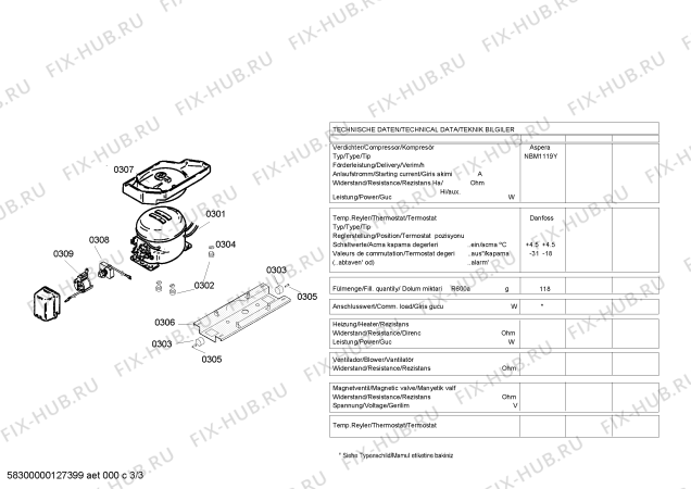 Схема №2 BD2606TS с изображением Дверь для холодильника Bosch 00248764