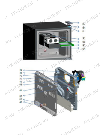 Схема №4 WTM 557 R SS с изображением Льдогенератор для холодильника Whirlpool 482000094250