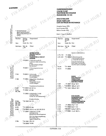 Взрыв-схема телевизора Siemens FC513 - Схема узла 06