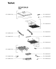 Схема №1 GC241D24/J5 с изображением Провод для электрогриля Tefal FS-9100024895