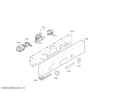 Схема №5 SE5GNA3 с изображением Передняя панель для посудомойки Bosch 00443051