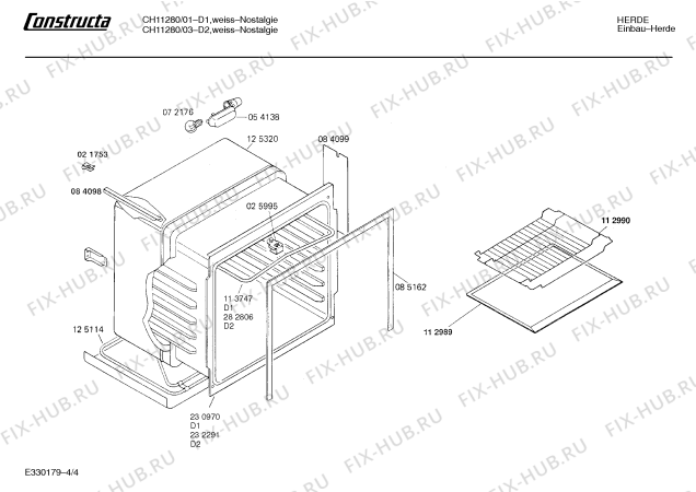 Схема №3 CH11280 с изображением Панель для духового шкафа Bosch 00277938