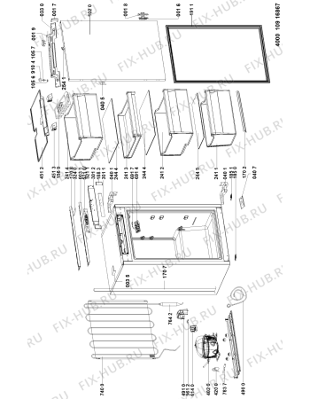 Схема №1 GKIE 2884 A++ с изображением Электрокомпрессор для холодильной камеры Whirlpool 481010857140