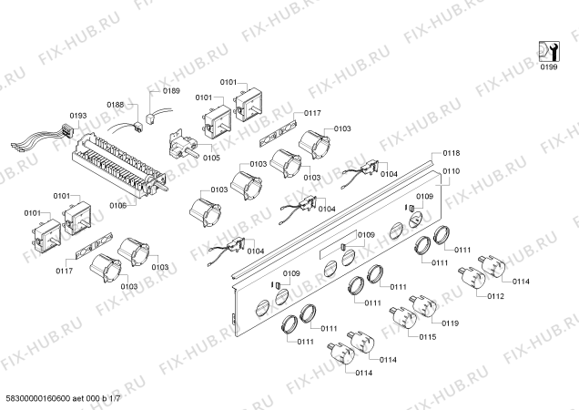 Схема №5 HC723524G Siemens с изображением Кабель для духового шкафа Siemens 12006029