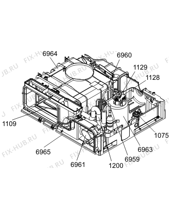 Взрыв-схема стиральной машины Asko T757HP W (502236, TD70.1) - Схема узла 02