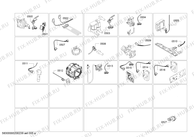 Схема №5 WI14W540EU с изображением Панель управления для стиралки Siemens 11020699