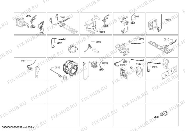 Схема №5 WI14W540OE с изображением Аквастоп для стиральной машины Siemens 11019468