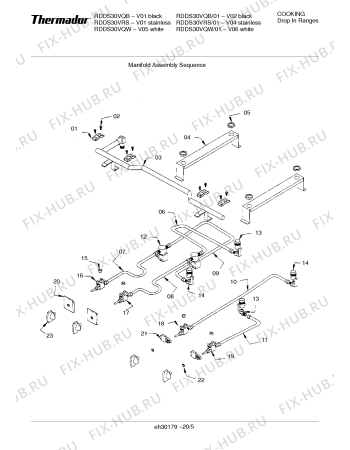Схема №12 RDSS30QB с изображением Выдвижной ящик для плиты (духовки) Bosch 00238812