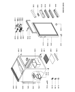 Схема №1 KRB 1300/1 с изображением Обрамление полки для холодильной камеры Whirlpool 481244029406