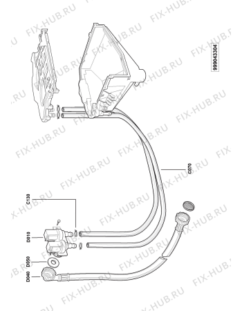 Схема №6 MWU107ECWT OS с изображением Рамка для стиралки Whirlpool 481241618272