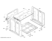 Схема №4 HE23BC501 с изображением Фронтальное стекло для плиты (духовки) Siemens 00688333