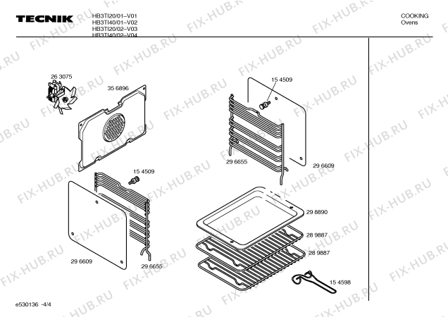 Схема №3 HB3TI40 с изображением Переключатель для плиты (духовки) Bosch 00154518
