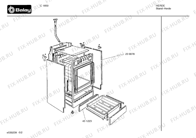 Схема №4 C1850 с изображением Кнопка для плиты (духовки) Bosch 00417250