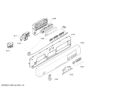 Схема №2 SGS47M22EU Silence VarioFlex с изображением Набор кнопок для посудомоечной машины Bosch 00425800