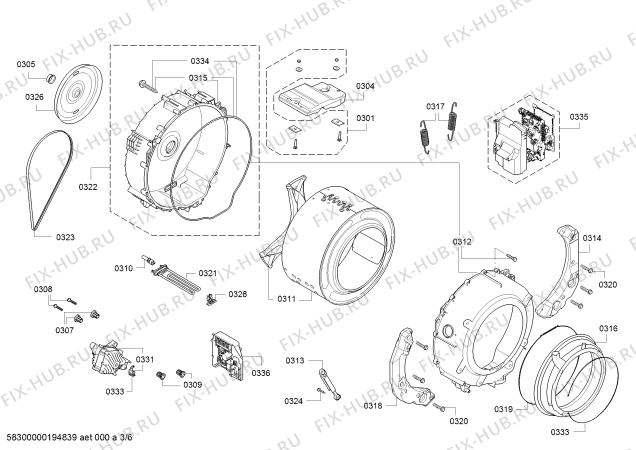 Схема №4 WS12T490CH с изображением Наклейка для стиралки Siemens 00639020