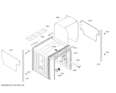 Схема №5 S44E55W4EU с изображением Передняя панель для посудомоечной машины Bosch 00707123