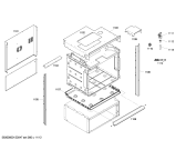 Схема №9 MEM301ES с изображением Декоративная рамка для плиты (духовки) Bosch 00144703
