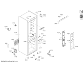 Схема №3 KGN49XI2OR Bosch с изображением Дверь для холодильника Bosch 00718508