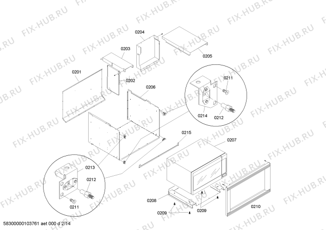 Схема №10 SEMW302BB с изображением Декоративная рамка для духового шкафа Bosch 00241964