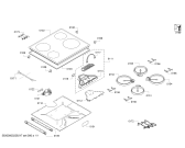 Схема №1 PKE611F17Q с изображением Стеклокерамика для духового шкафа Bosch 00776270
