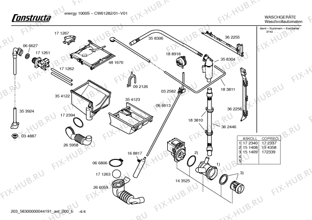 Схема №4 CW61282 Energy 1200S с изображением Панель управления для стиралки Bosch 00440205