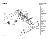 Схема №4 SE25T250GB с изображением Передняя панель для посудомойки Siemens 00439193