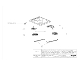 Схема №6 CSM 67300 GW (7785988312) с изображением Корпусная деталь для плиты (духовки) Beko 4410300333