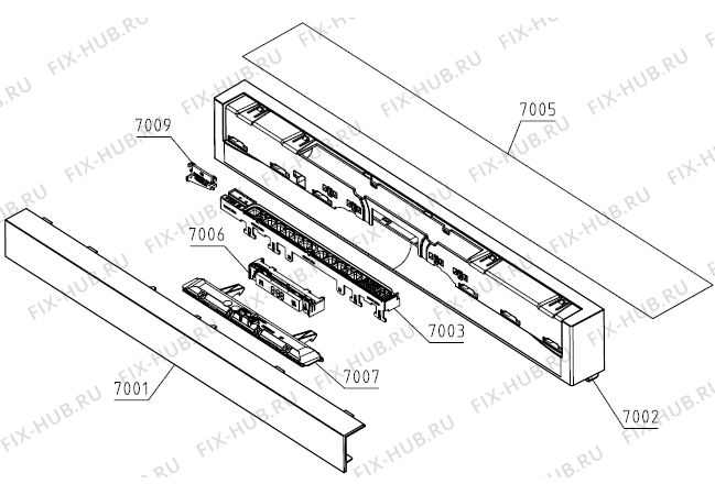 Взрыв-схема посудомоечной машины Gorenje GU66260X (586621, DW30.2) - Схема узла 06