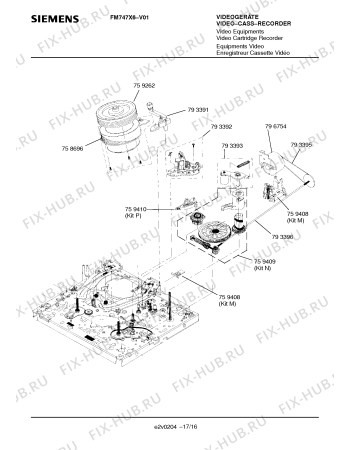 Схема №10 FM747X6 с изображением Инструкция по эксплуатации для телевизора Siemens 00531329
