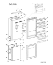 Схема №3 E2BYH19283PFTK (F082108) с изображением Дверка для холодильной камеры Indesit C00298585