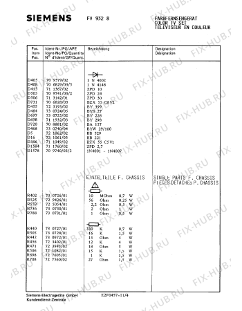 Взрыв-схема телевизора Siemens FV9328 - Схема узла 05